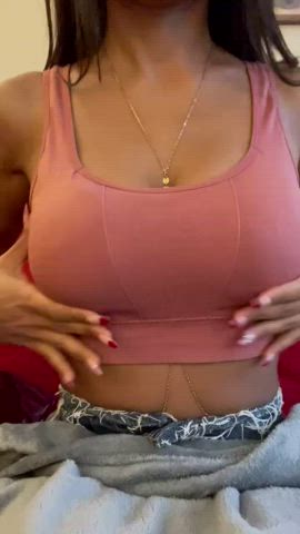 Arab boobies Fansly Muslim OnlyFans Tit Worship titties Titty Drop Porn GIF