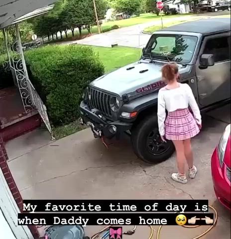 18 Years old Age Gap Daddy Daughter Step-Dad Step-Daughter young r/DDlg Porn GIF