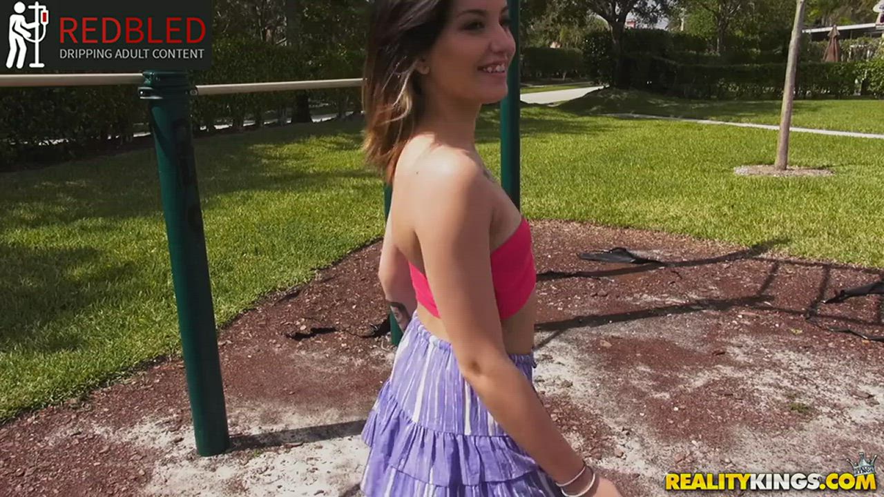 Thin Skirt young Porn GIF