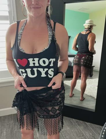 Amateur Bikini Deepthroat Hotwife MILF Thong Throat Fuck Porn GIF